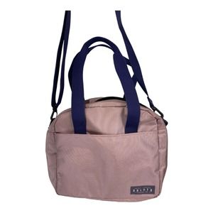 Duluth Trading Co Messenger Bag Beige Shoulder Strap Pink Weekender Tote Purse